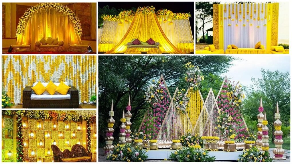 Magical Haldi decorations