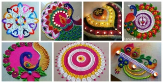 Beautiful New Rangoli Designs for this Diwali