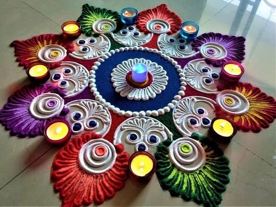 Colorful Rangoli Patterns