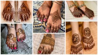 Feet Mehandi Patterns